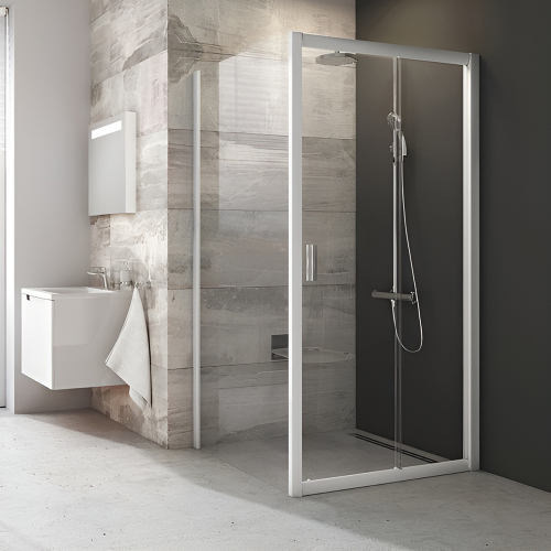 Душевой уголок Ravak Blix BLDP2 120x90 профиль белый матовый, стекло прозрачное