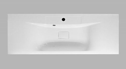 BB1100/450-LV-MR-PR Раковина из литьевого мрамора 1100x450x150 MARINO BELBAGNO
