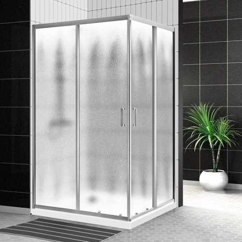 Душевой уголок BelBagno Uno UNO-195-AH-2-120/90-CH-CR 120х90 профиль хром, рифленое стекло