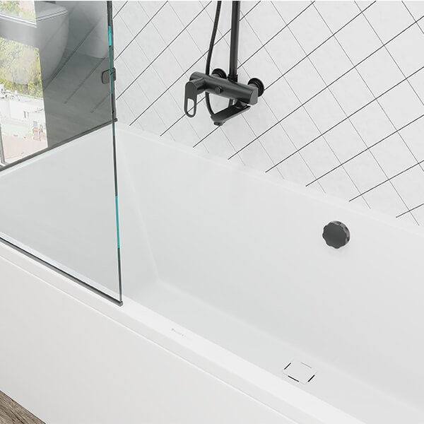 Акриловая ванна Vagnerplast Cavallo 180x80 белая без каркаса