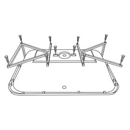 Каркас для ванны Excellent MR-16