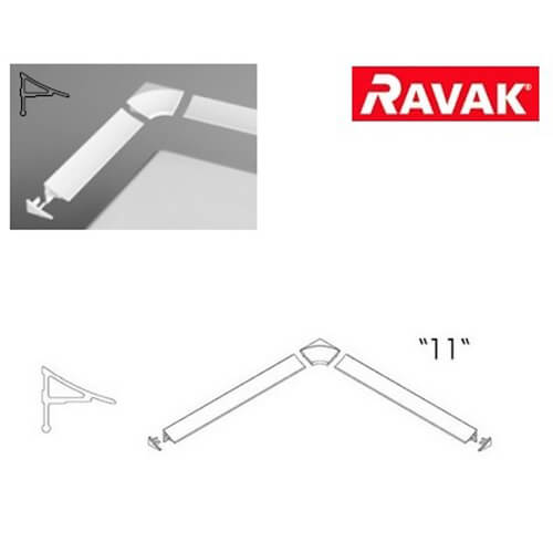 Универсальная декоративная планка 11х1100 Ravak XB461100001