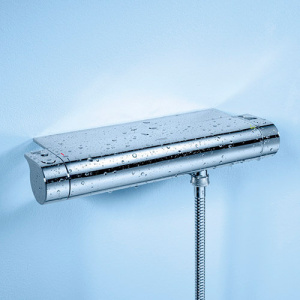 Термостат для душа Grohe Grohtherm 2000 New 34469001 хром, с полочкой Термостат для душа Grohe Grohtherm 2000 New 34469001 хром, с полочкой