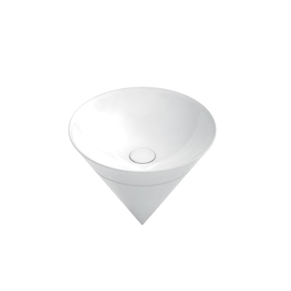 Консоль с раковиной Kerama Marazzi Cono 44 полка бежевая, раковина белая