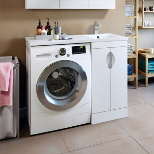 Тумба с раковиной Runo Лира 00-00000144+00-00001120 105 правая