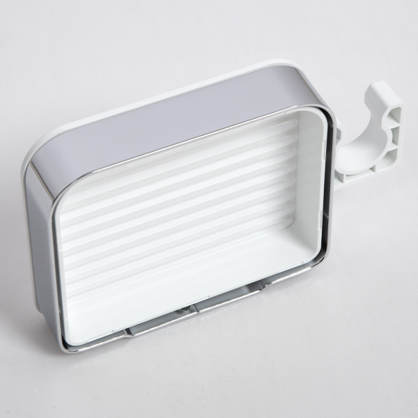 Мыльница подвесная AVS Ruf с держателем для душа, хром