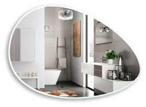 Зеркало с подсветкой AVS Свияж 90x60 см