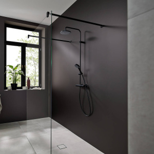 Душевая стойка Hansgrohe Vernis Blend 26276670 черный матовый