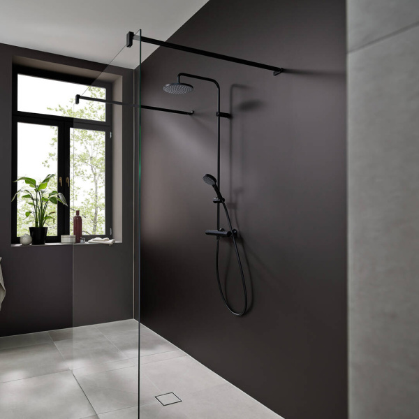 Душевая стойка Hansgrohe Vernis Blend 26276670 черный матовый Душевая стойка Hansgrohe Vernis Blend 26276670 черный матовый