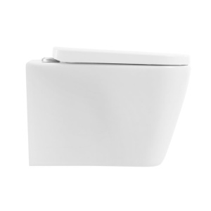 Унитаз подвесной BelBagno Albano BB120CHR+BB120SC безободковый, белый