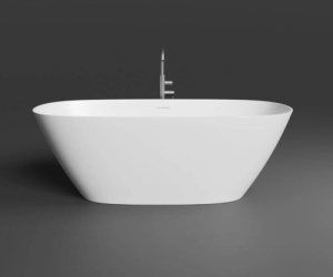 Ванна из искусственного камня U-Solid NOA LIGHT 1700*80 отдельностоящая матовая UMY 