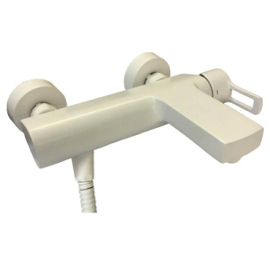 Смеситель для ванны и душа Paffoni Ringo RIN022BO белый матовый