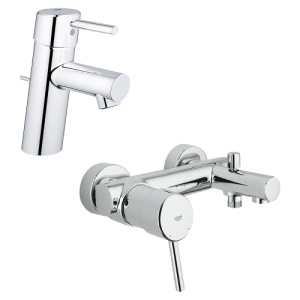 Комплект смесителей Grohe Concetto 32204001+32211001 хром