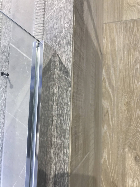 Душевая перегородка AVS Walk In 100 профиль хром, стекло прозрачное