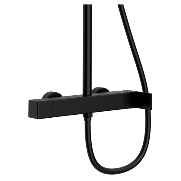 Душевая стойка AVS Cube 811-152-MB черный матовый