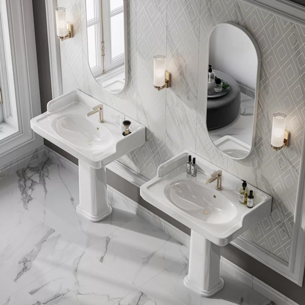 Раковина Kerama Marazzi Pompei 80х50 белая