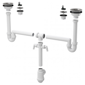 Сифон для мойки универсальный ALCAPLAST A8000 