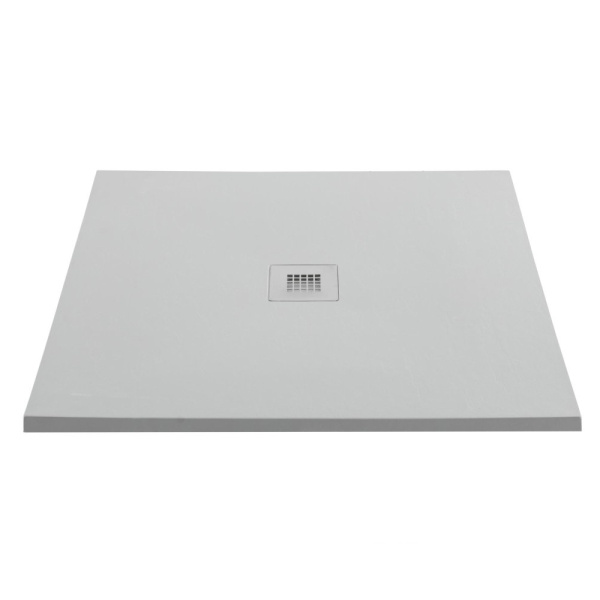 Поддон литьевой камень PRIORITY 100x100мм без сифона без накладки d=100 AQUANET