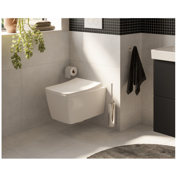 Унитаз подвесной VitrA Metropole 7672B003-0075+122-003-009 безободковый с микролифтом