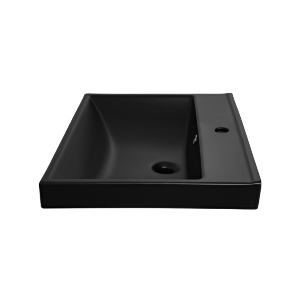 Раковина мебельная AVS Гармония 81x46 черная матовая