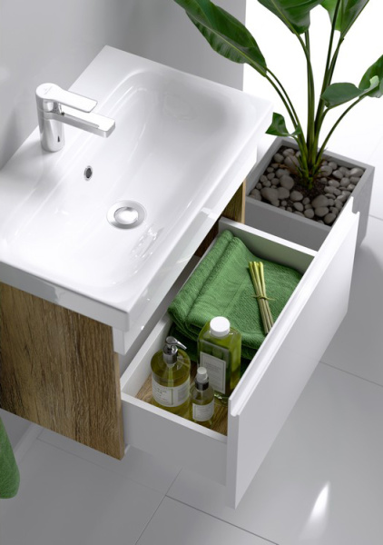 Тумба с раковиной Aqwella Smart SRT0105DB 50 белая Тумба с раковиной Aqwella Smart SRT0105DB 50 белая