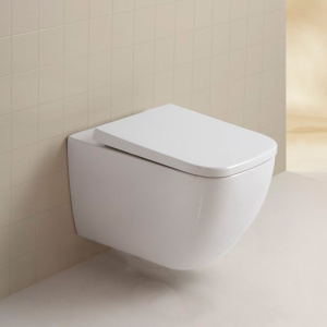 Унитаз подвесной BelBagno Alpina BB10100CHR+BB309SC безободковый