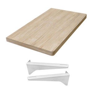 StKLA.80.IL-617+EB509-NF Столешница 800 Klaufs VELVEX+кронштейны