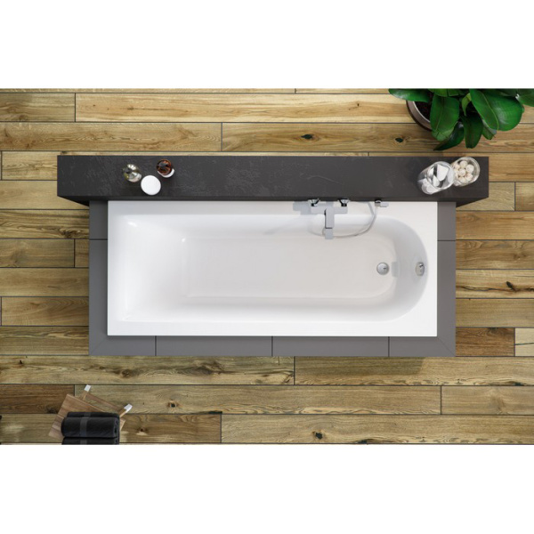 Акриловая ванна Excellent Aurum Slim 170x70 белая без каркаса