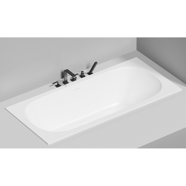 Ванна из искусственного камня Salini Ornella Axis KIT S-Sense 170x70 белая с ножками