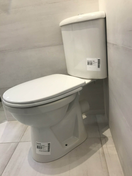 Унитаз-компакт Norm Wenkel 9854B099-7200 угловой с микролифтом Унитаз-компакт Norm Wenkel 9854B099-7200 угловой с микролифтом