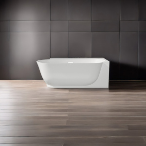 Акриловая ванна Wasser Leben Muritz 170х80 R белая, с донным клапаном Акриловая ванна Wasser Leben Muritz 170х80 R белая, с донным клапаном