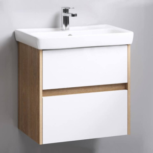 Тумба с раковиной 50 подвесная City Aqwella SIT0105DB