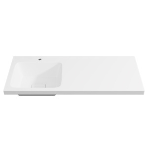 Раковина AVS Прима 110x48 L, белая