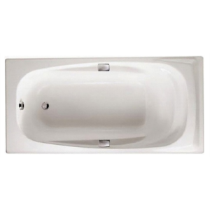 Чугунная ванна Jacob Delafon Repos 180х85 белая, с отверстиями для ручек