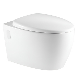 Унитаз подвесной AVS Эллипс безободковый, белый