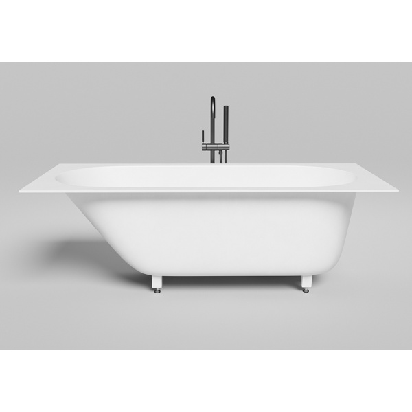 Ванна из искусственного камня Salini Ornella KIT S-Sense 170x80 белая с ножками