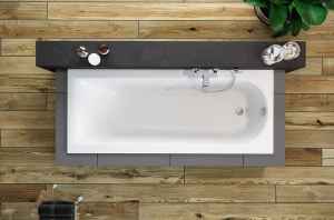 Акриловая ванна Excellent Aurum 170x70 белая, с каркасом Акриловая ванна Excellent Aurum 170x70 белая, с каркасом