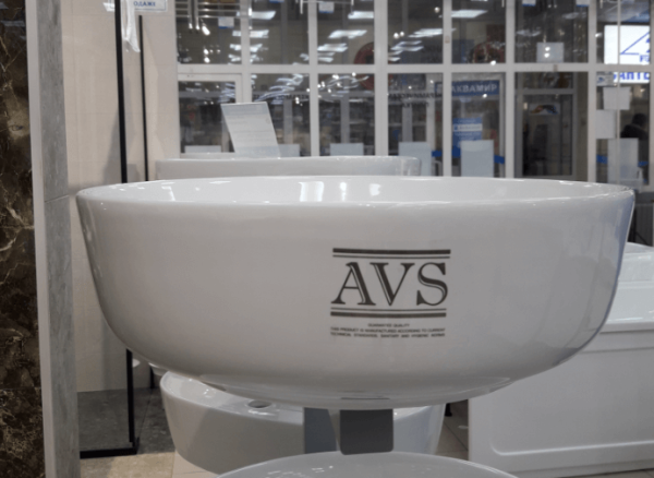 Раковина AVS Опера 42х42 белая