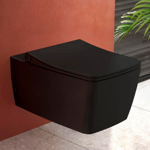 Унитаз подвесной Vitra Metropole 7672B083-0101+122-083-009 безободковый