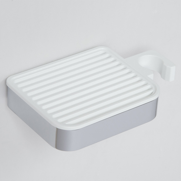 Мыльница подвесная AVS Ruf с держателем для душа, хром