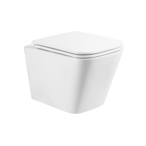 Унитаз подвесной с сиденьем ARDENTE-R BELBAGNO BB520CHR+BB2322SC