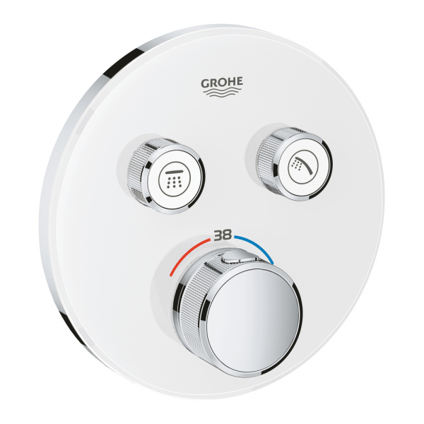 Термостат для душа Grohe Grohtherm SmartContro 29151LS0+35600000 белый