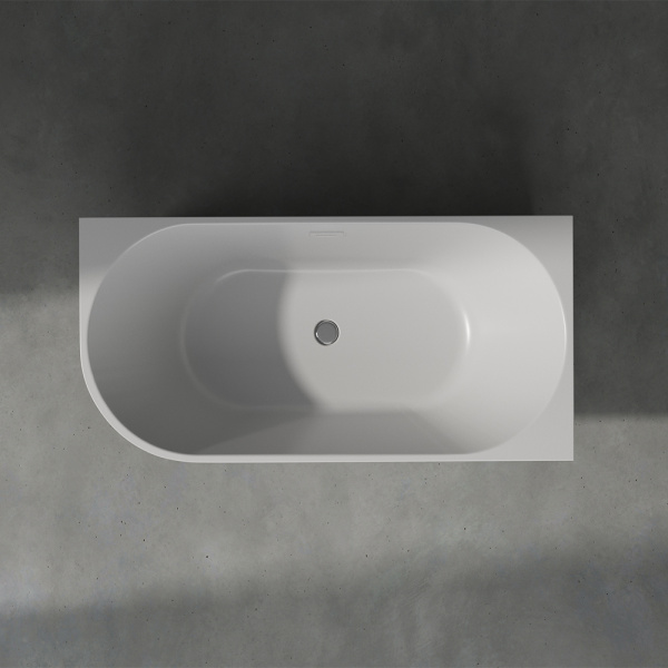 Акриловая ванна AVS Селена 150x75 R белая рифленая, с донным клапаном