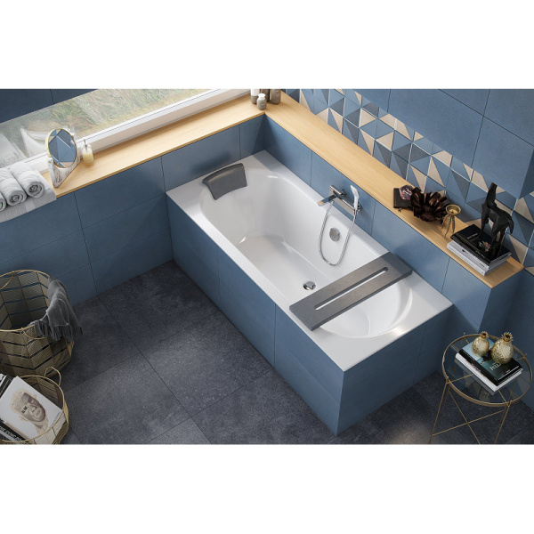 Акриловая ванна Excellent Oceana Slim 170x75 белая без каркаса