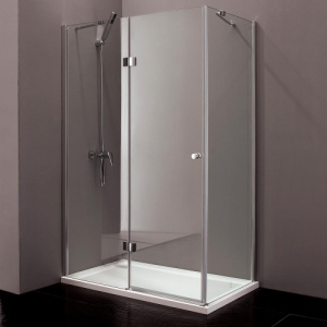 Душевой уголок Cezares Variante VERONA-W-AH-1-120/80-C-Cr 120x80 профиль хром, прозрачное стекло