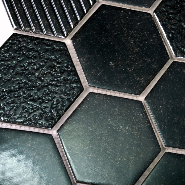 Мозаика Bonaparte Saba Iron 30,4x26,4 стеклянная