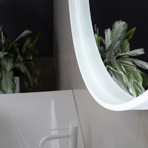 Зеркало с подсветкой AVS TU 80 см, антипар, белое