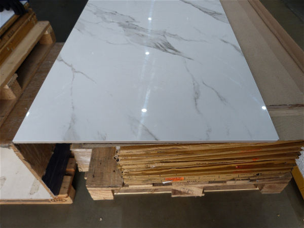 Керамогранит AVS Arctic White 60x120 полированный (Уценка 70%)