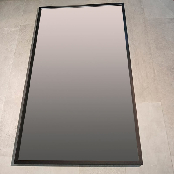 Зеркало с подсветкой AVS Мичиган 70x120 см, черное