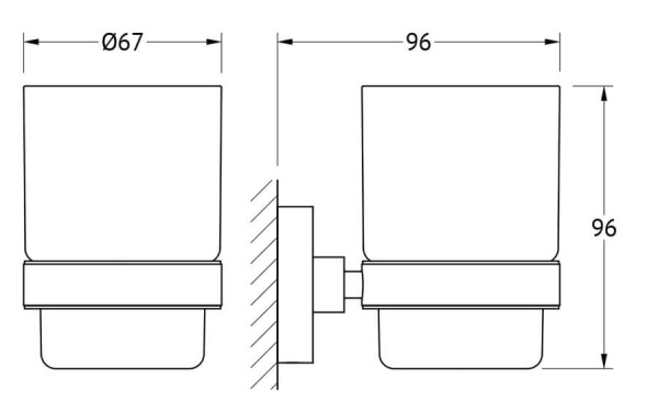 Стакан Harmonie Artwelle HAR 012